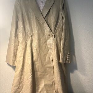 Isaac Mizrahi Linen Coat